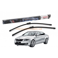 Комплект дворников на Skoda Octavia A7 2012-2019 — Bosch AeroTwin